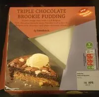 Mängden socker i Triple chocolate brookie pudding