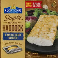 Mängden socker i Simply bake haddock garlic herb butter fish fillets