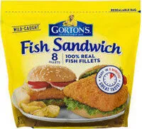 Mängden socker i Fish sandwich breaded fish fillets
