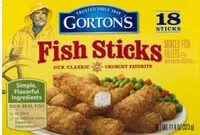 Mängden socker i Fish Sticks Minced Fish Fillets