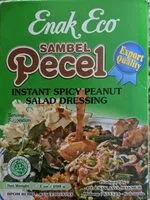 Mängden socker i Sambel Pecel