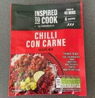 Mängden socker i Chilli con carne recipe mix