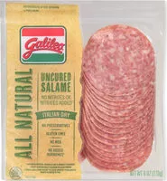 Mängden socker i Galileo all natural uncured salame