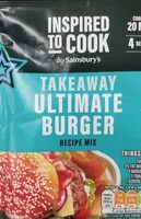 Mängden socker i Takeaway ultimate burger