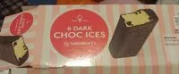 Mängden socker i 6 Dark Choc Ices