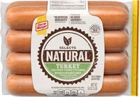 Mängden socker i Selects hardwood smoked uncured turkey franks