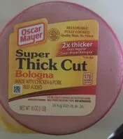 Mängden socker i Super Thick Cut Bologna