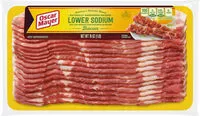 Mängden socker i Hardwood smoked lower sodium bacon