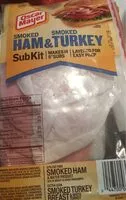 Mängden socker i Ham & turkey sub kit