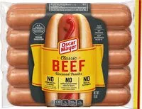 Mängden socker i Classic uncured beef franks
