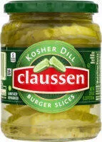 Mängden socker i Kosher dill burger pickles