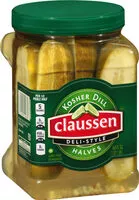 Mängden socker i Kosher Dill Halves