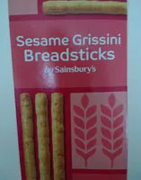 Mängden socker i Sesame grissini breadsticks