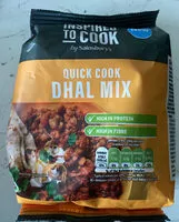 Mängden socker i Quick Cook Dhal Mix