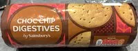 Mängden socker i Choc chip Digestives