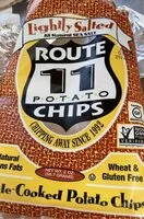 Mängden socker i Route 11 popato chips