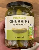 Mängden socker i Pickled gherkins