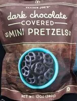 Mängden socker i Dark chocolate covered mini prestzels