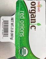 Mängden socker i Organic red onions