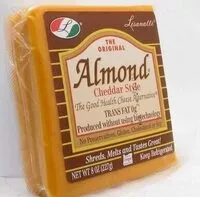 Mängden socker i Almond, Cheese Alternative, Cheddar