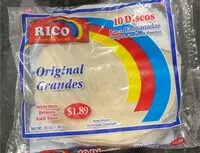 Mängden socker i Rico