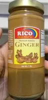 Mängden socker i Minced ginger