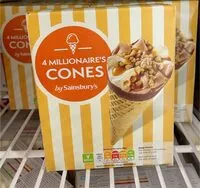 Mängden socker i Millionaires cones
