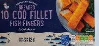 Mängden socker i Cod fillet fish fingers