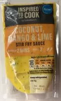 Mängden socker i Coconut, Mango & Lime stir fry sauce