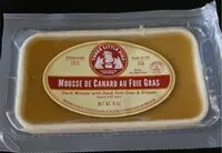 Mängden socker i Mousse de carnard au foie gras