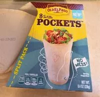 Mängden socker i Tortilla pockets