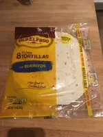Mängden socker i 8 flour tortillas for burritos