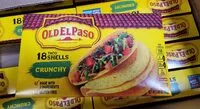 Mängden socker i Old El Paso Crunchy Taco Shells 18 Count