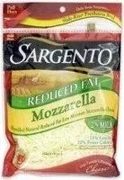 Mängden socker i Shredded Reduced Fat Low Moisture Mozzarella Cheese