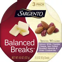 Mängden socker i Balanced breaks white cheddar-sea salted roasted