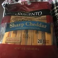 Mängden socker i Sharp cheddar cheese sticks