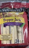 Mängden socker i Pepper jack cheese sticks