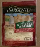 Mängden socker i Shredded 6 Cheese Italian