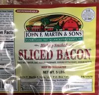 Mängden socker i Sliced Bacon