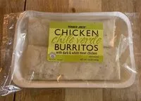 Mängden socker i Chicken Chili Verde Burritos