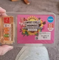 Mängden socker i Sweet chilli houmous and black pepper breadsticks