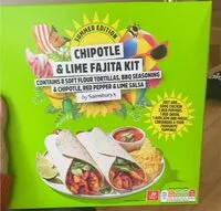 Mängden socker i Chipotle & lime fajita kit