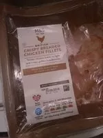 Mängden socker i Crispy breaded chicken fillets