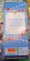 Mängden socker i 9 Chocolate & vanilla cupcakes