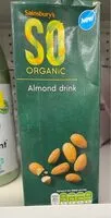 Mängden socker i Organic almond milk