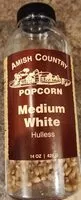 Mängden socker i Medium white popcorn