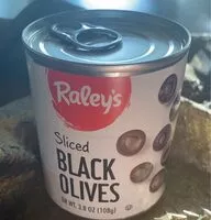 Mängden socker i Sliced black olives