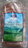 Mängden socker i Sonoma 100% stone ground wheat bread