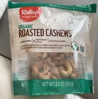 Mängden socker i Organic Roasted Cashews