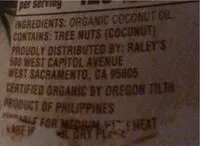 Mängden socker i Organic Refined Coconut Oil